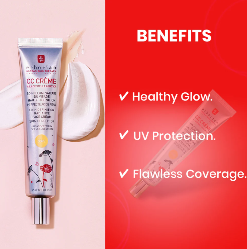 CC Cream with SPF 25,Full-Coverage