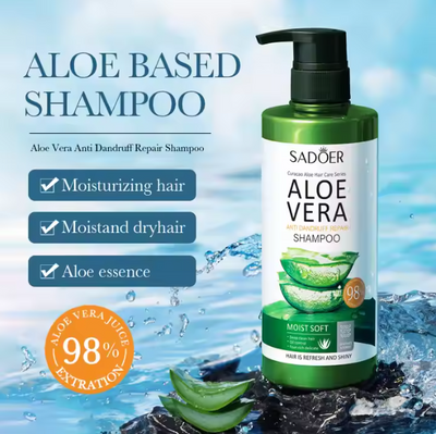 SADOER Aloe Vera Shampoo Remove All Dandruff Completely✅